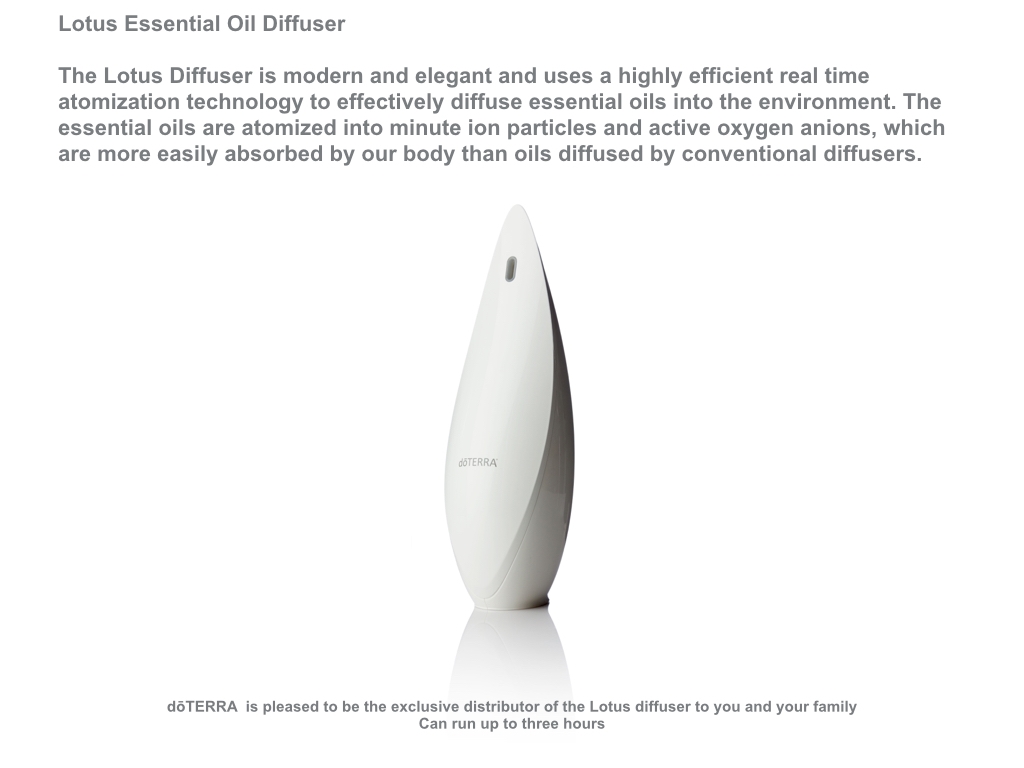 Lotus essential oil diffuser