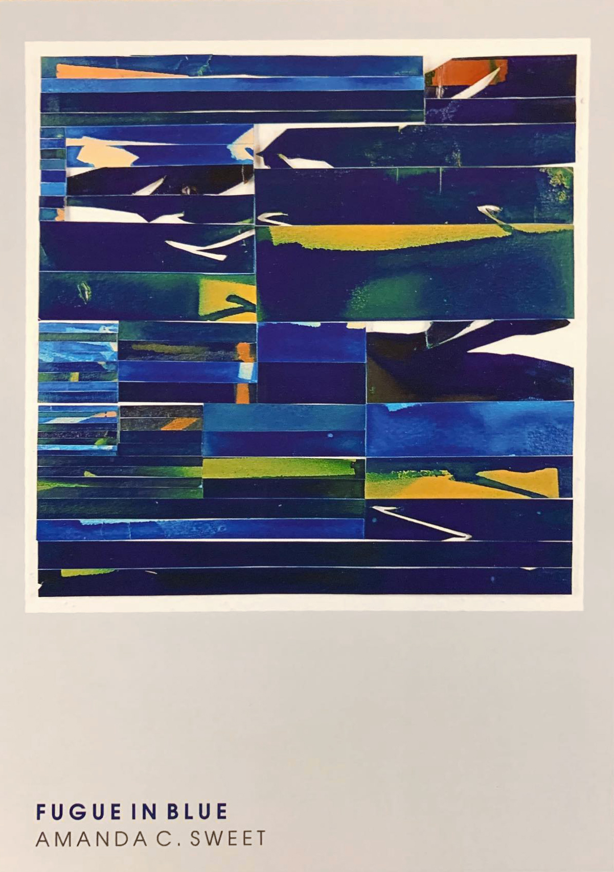  Amanda C. Sweet: FUGUE IN BLUE,  Solo Exhibition  Shift Gallery, Pioneer Square, | Seattle, WA June 6 - 29, 2019 