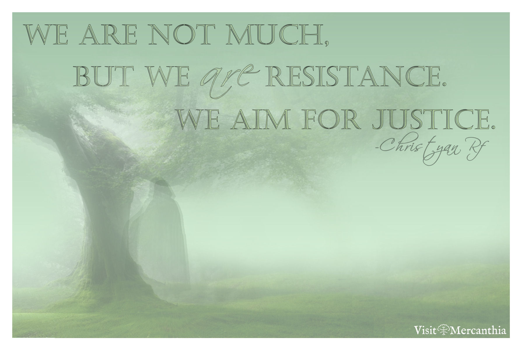 We are not much...