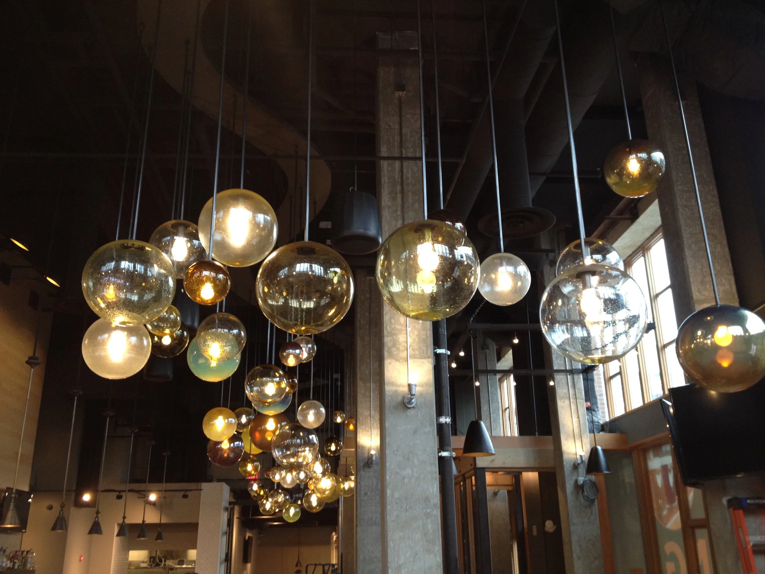 Glass Globe Pendants