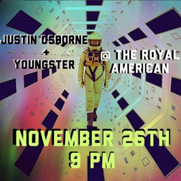 Youngster & Justin Osbourne (SUSTO) @ The Royal American (Nov. 26)