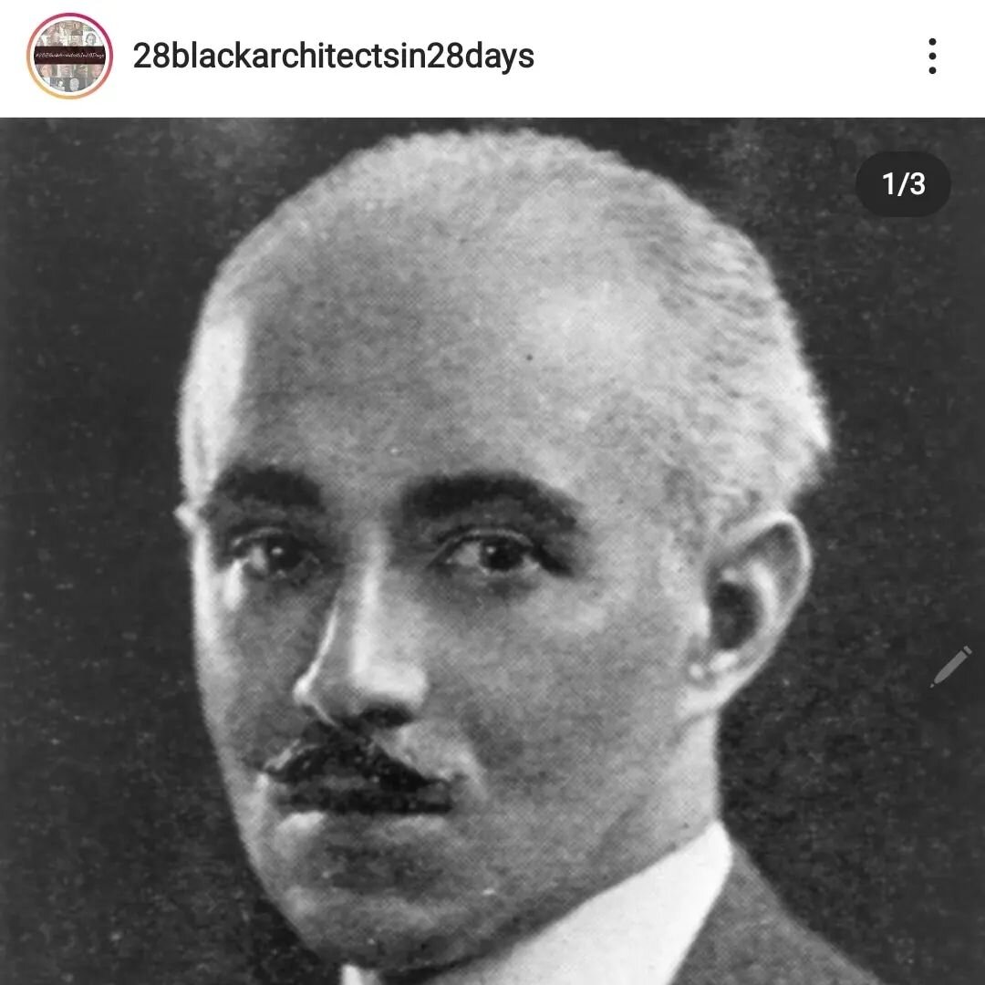 Our first #BlackArchitect of the #28BlackArchitectsin28Days Series is Julian Francis Abele! He received what is now known as the B.Arch [Bachelor of Architecture] from The University of Pennsylvania in 1902, making him the First African American grad