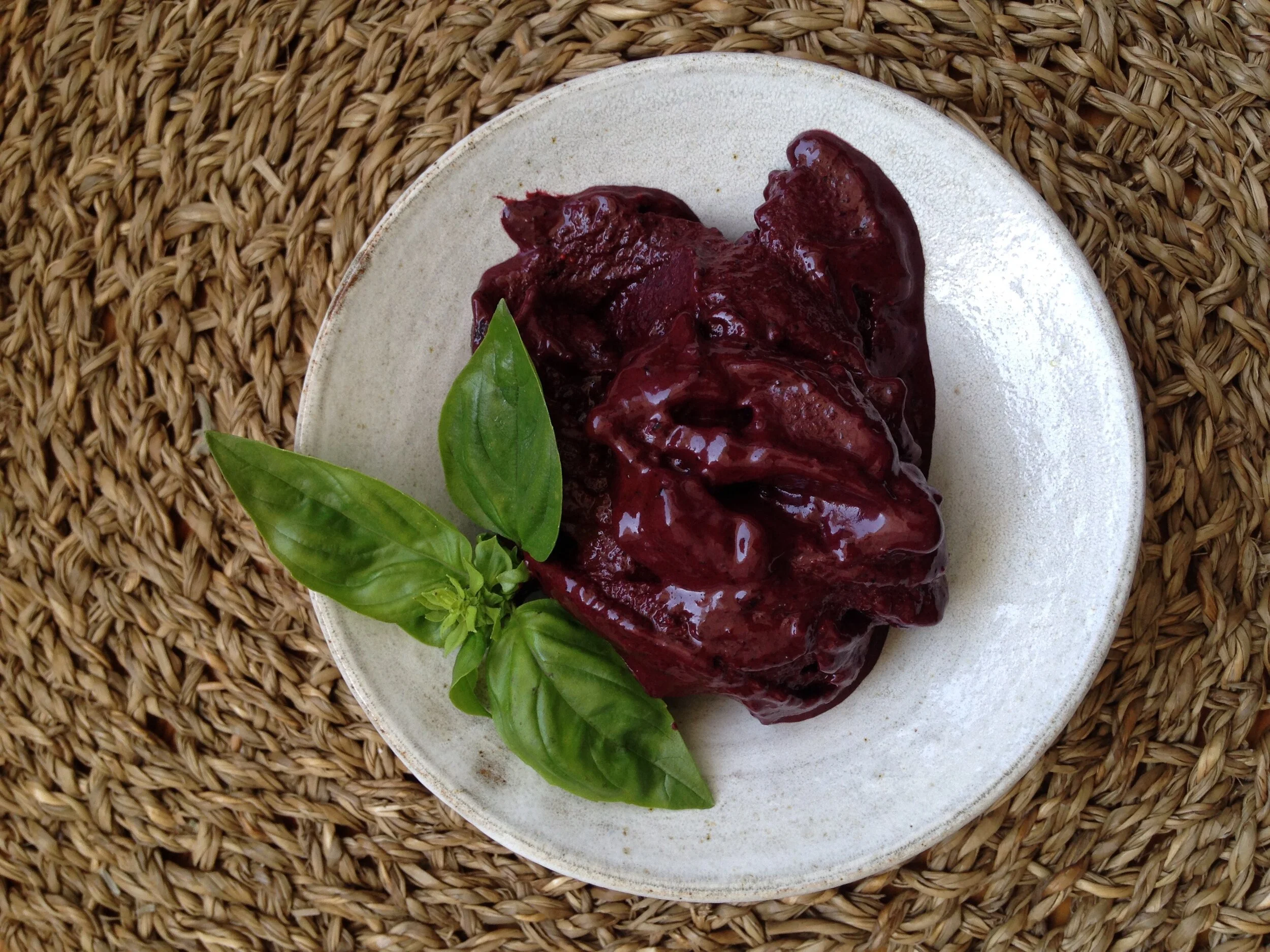 Sorbet express aux myrtilles (ou framboises)
