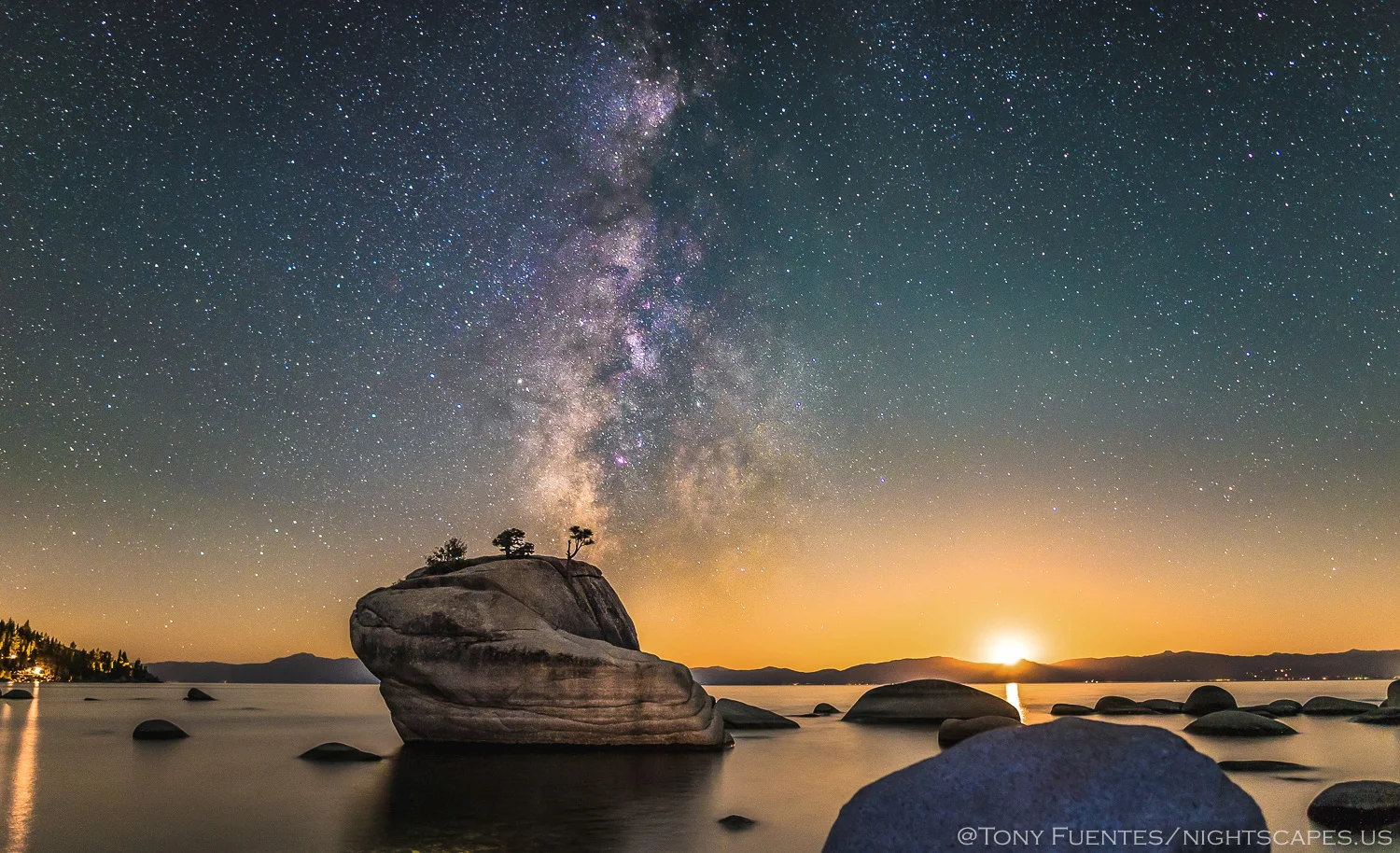 Milky Way and Bonsai Rock