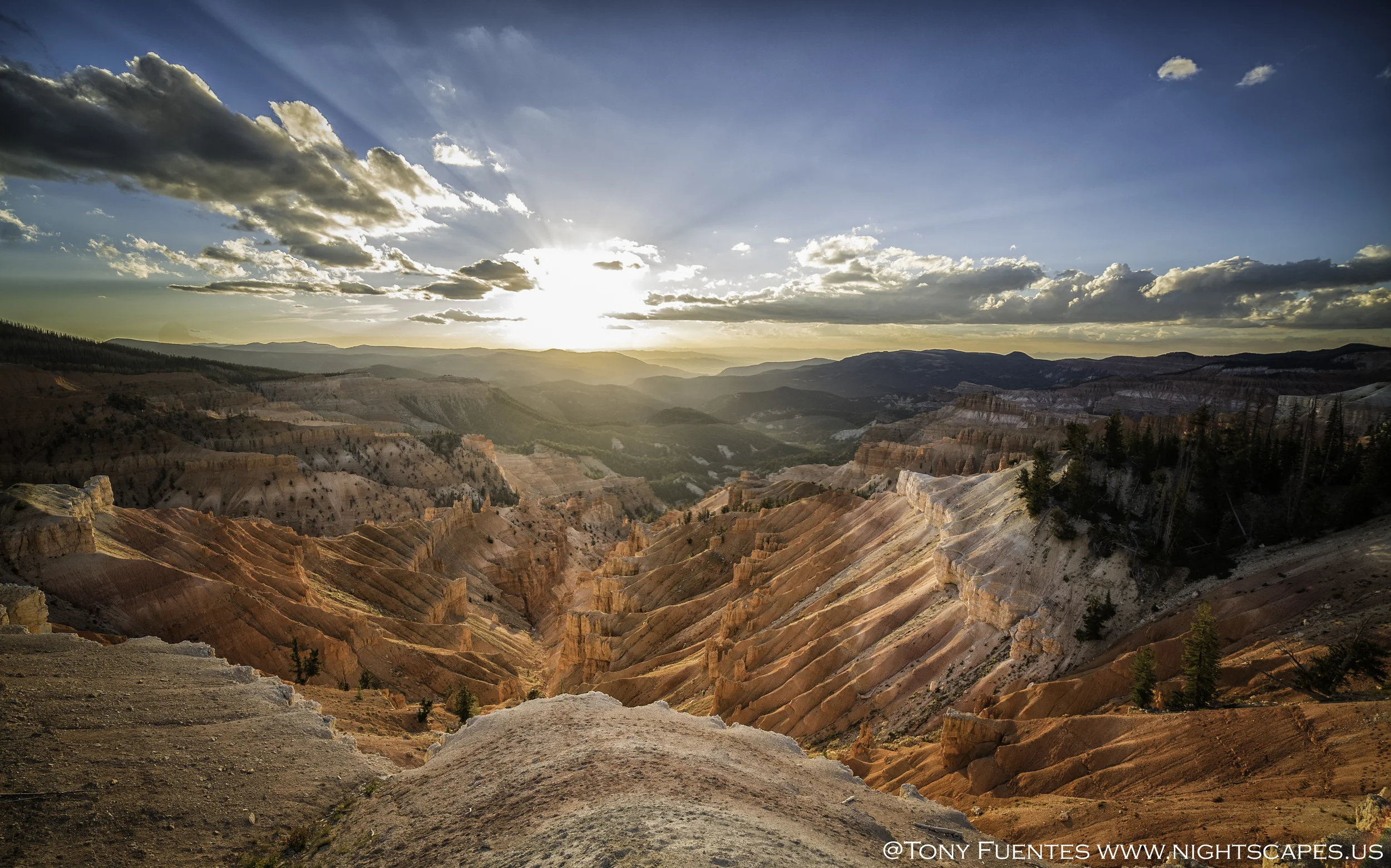 Sunset At Cedar Breaks - Cedar Breaks National Monument
