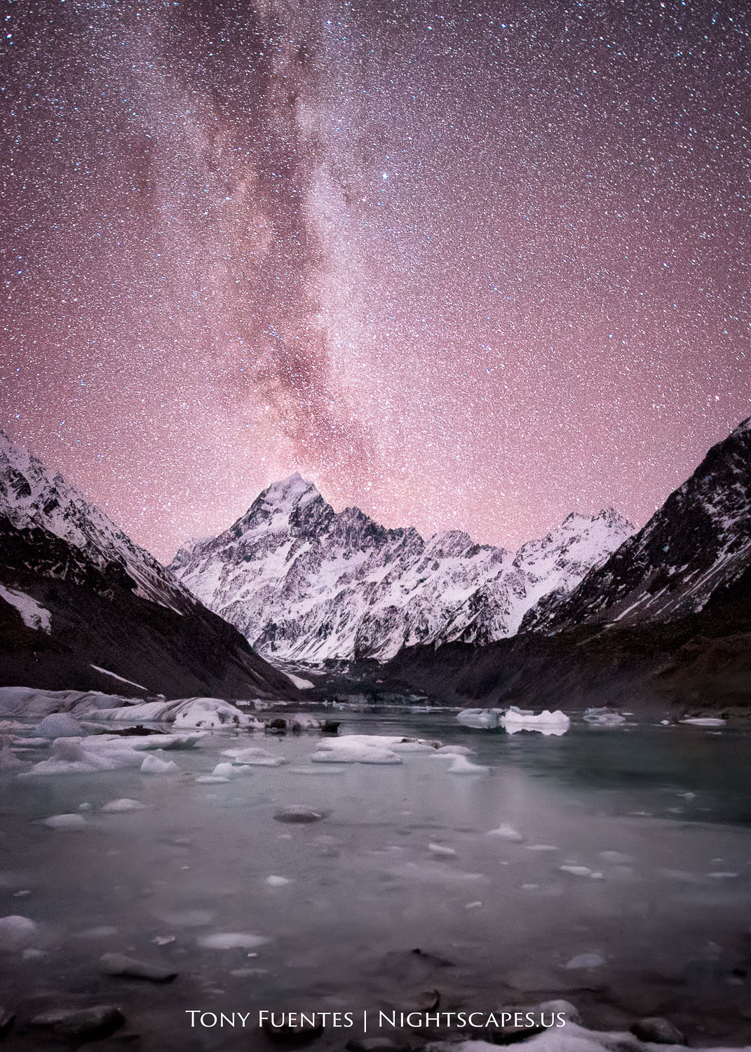 Milky Way Over Mt Cook