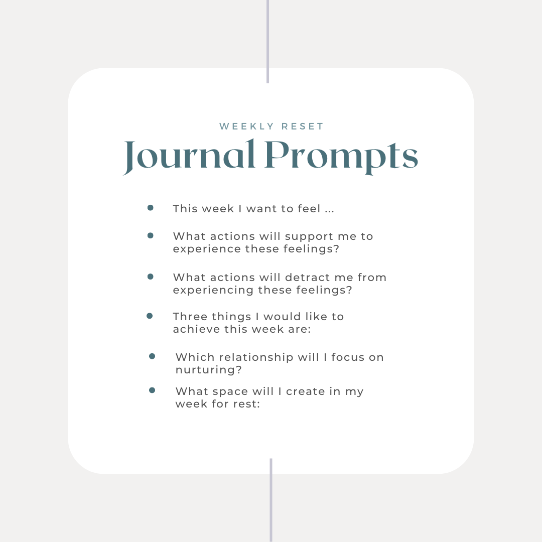 Weekly Reset: Journal Prompts — Positive Psychology Coach