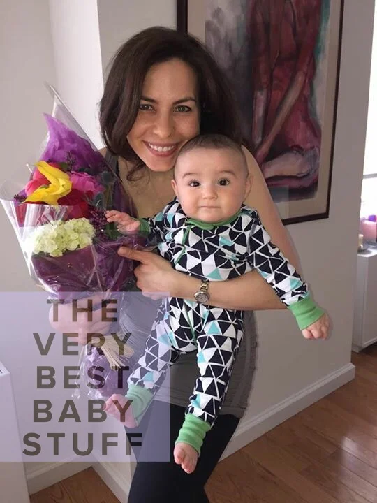 S in Hanna Andersson PJs on Mother's Day. 