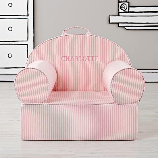 Copy of land of nod personalized chair pink