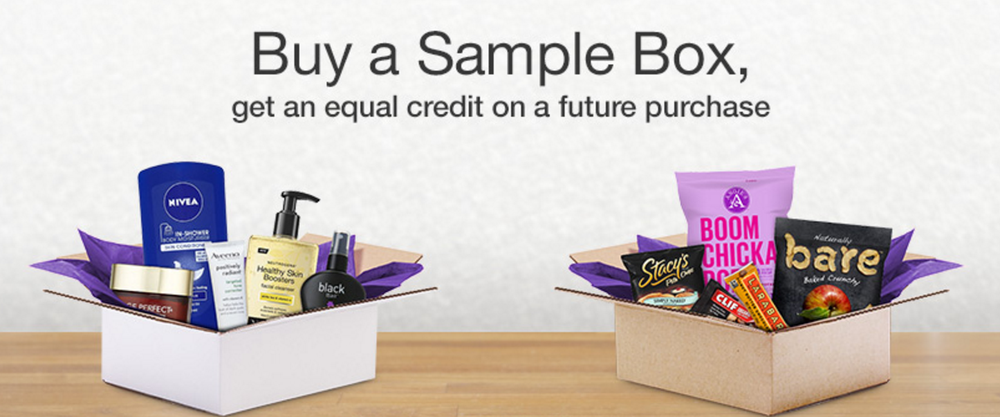 Amazon Sample Boxes: Effectively Free After Credit