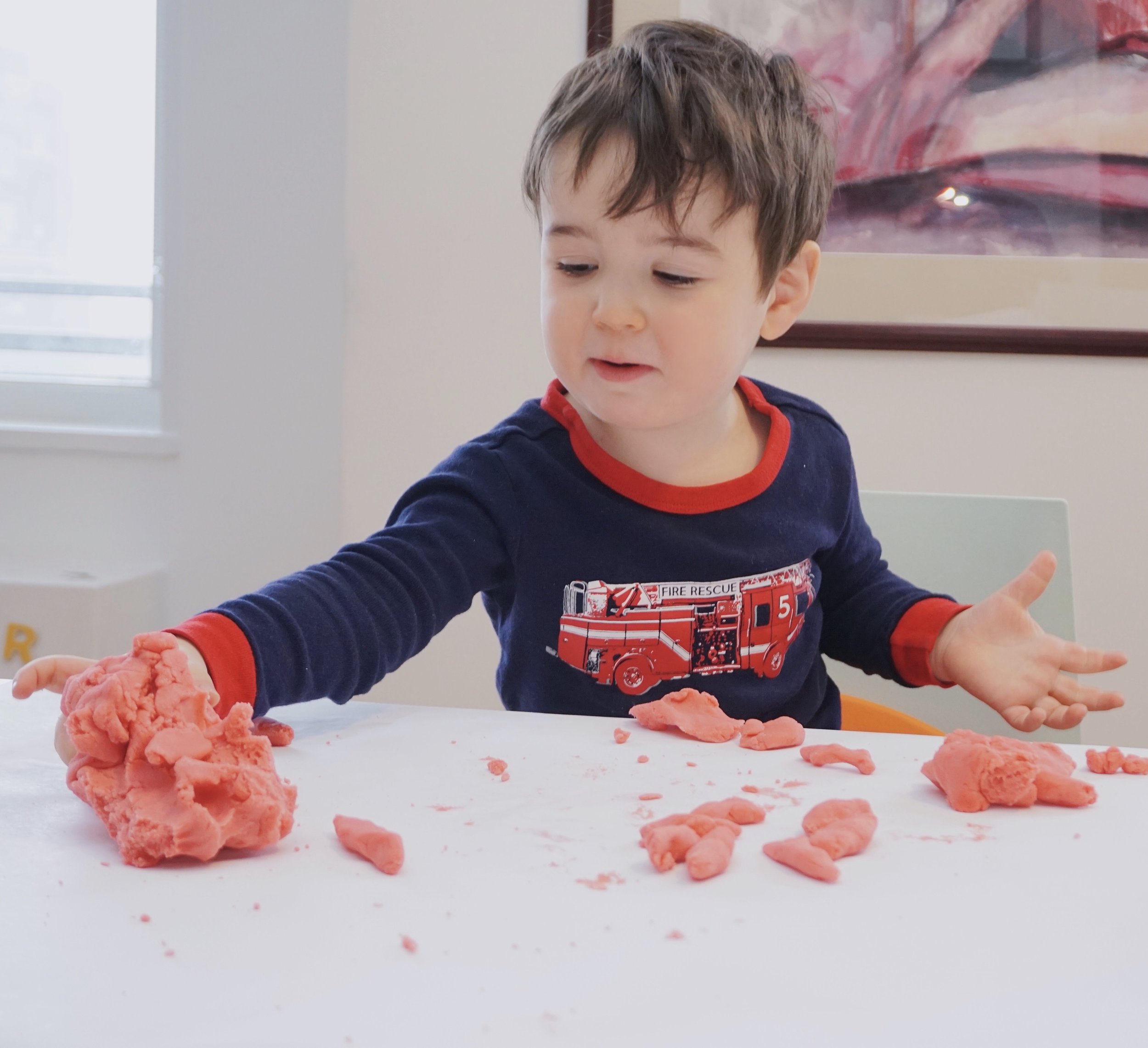 No-fail Play-Dough Recipe (easy and safe to involve kids in preparation)