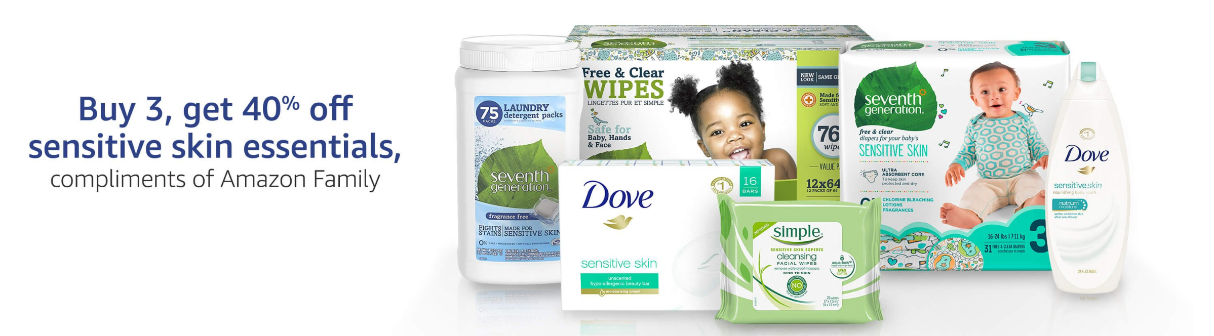 Extra 40% off Seventh Generation & Other Sensitive Skin Products