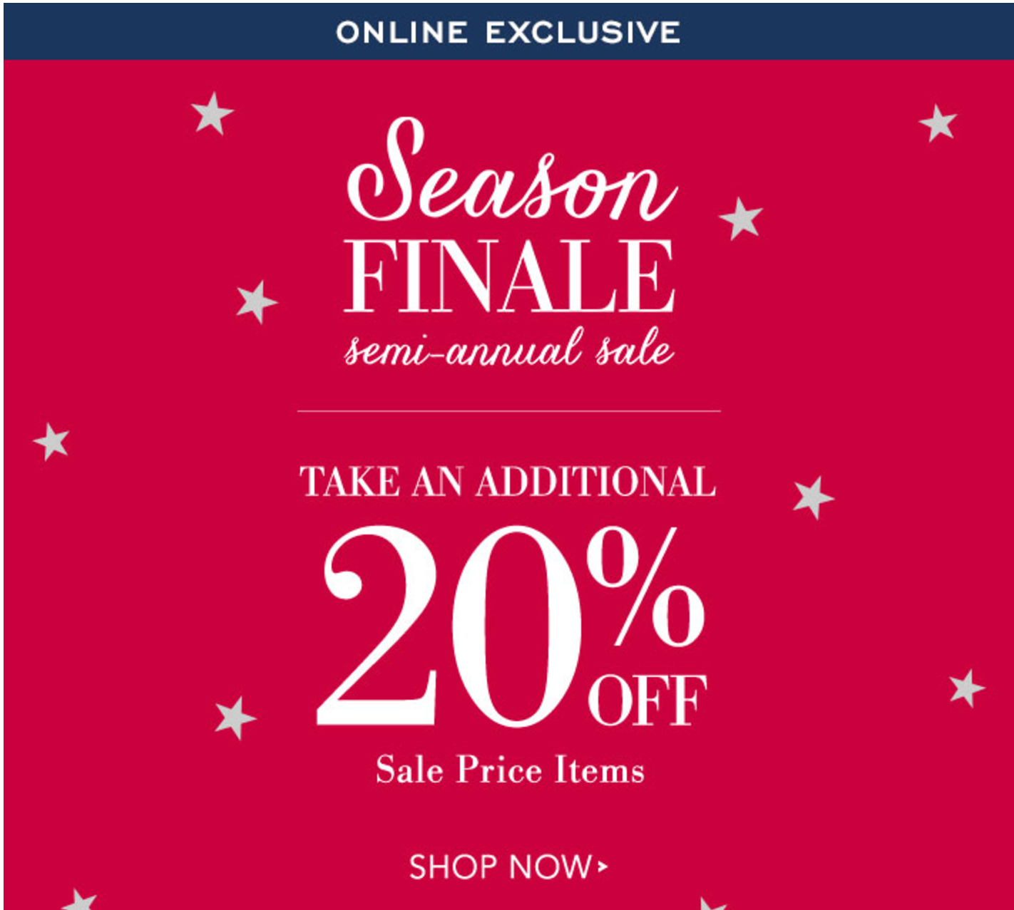 Janie & Jack: extra 20% off sale items!