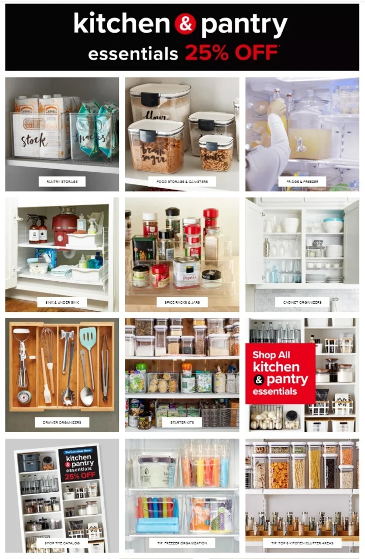 25 Off Kitchen Pantry At The Container Store Shop My Top