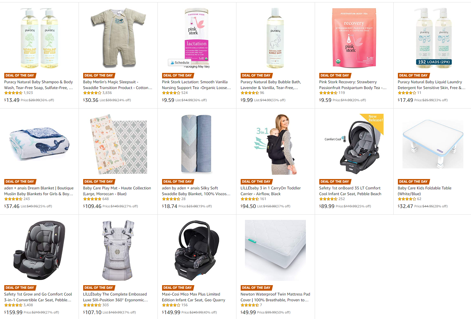 the baby stuff