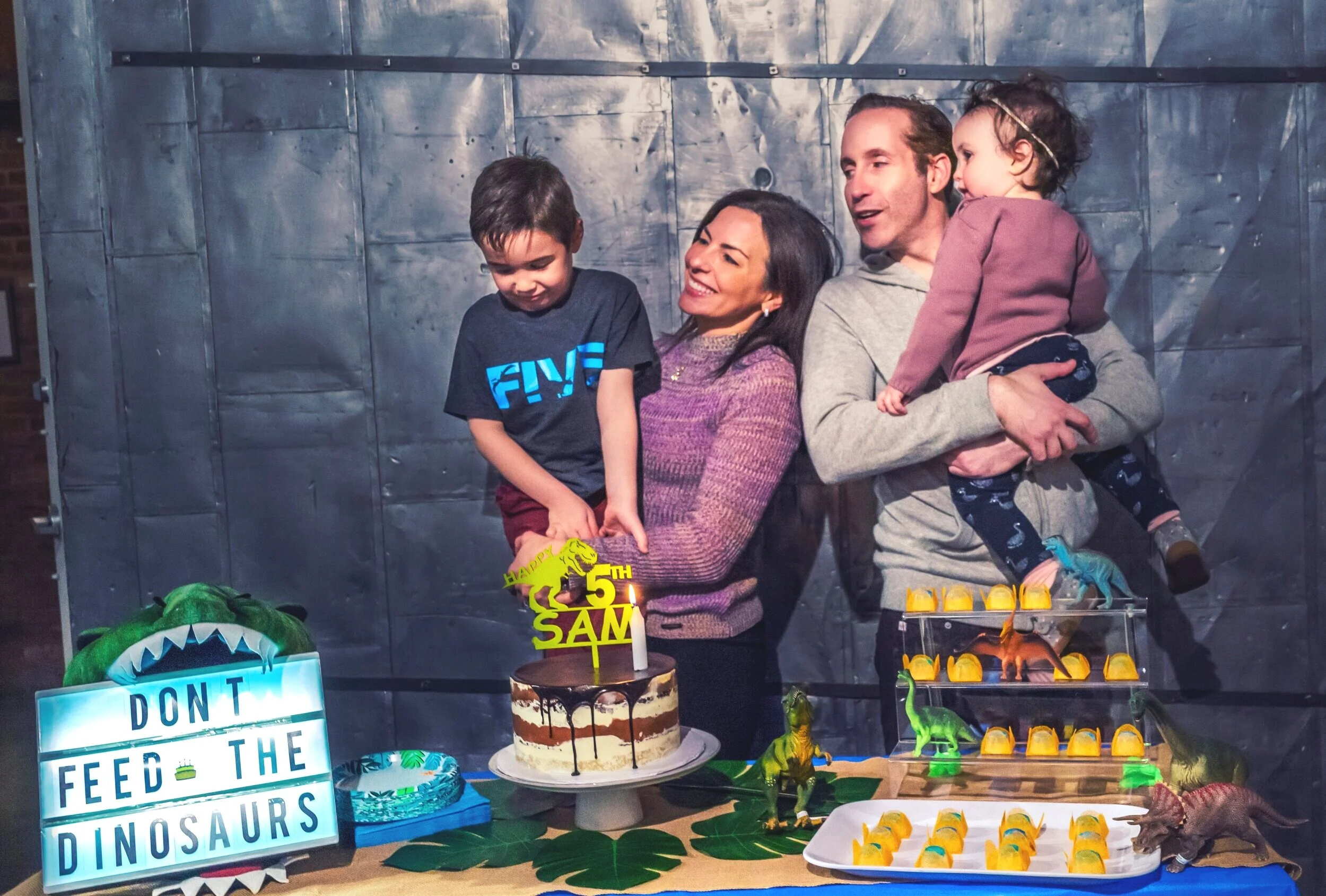 Sam's Dinosaur-Themed 5th Birthday at NYC's The Giant Room