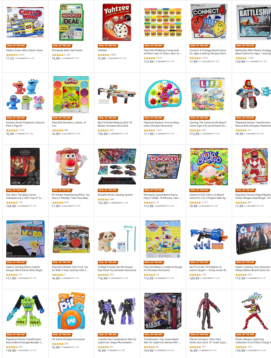 Hasbro Playskool And Sesame Street Toys On Sale The Very Best