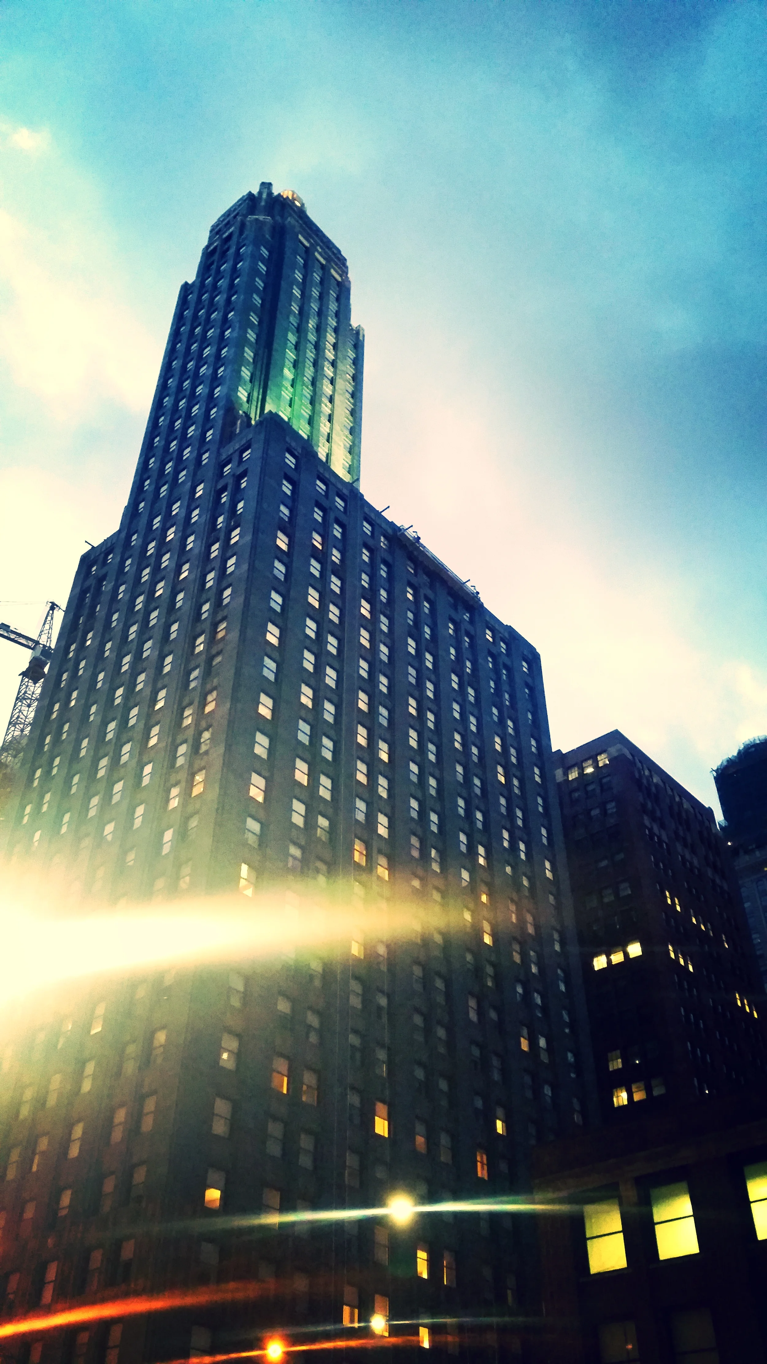 The City, the Sky, the Lights...