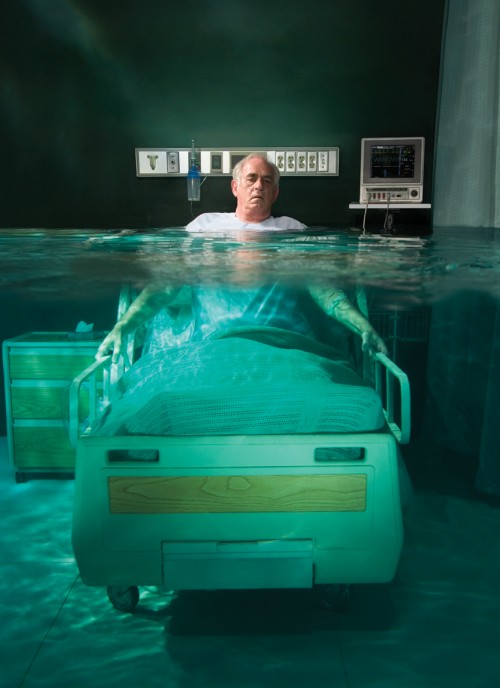 Campaign for Dyspnea, a breathing disorder that can give a feeling of drowning