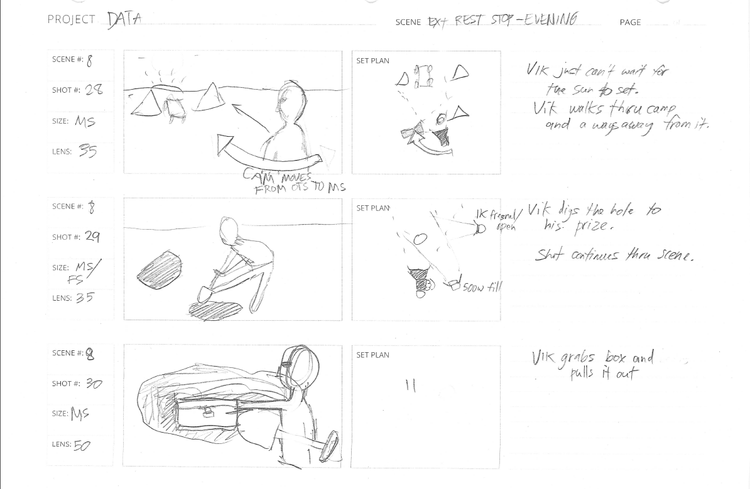 Does this look like the panel of a master storyboard artist to you?
