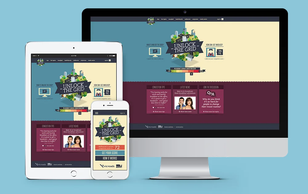 Unlock The Grid - Responsive