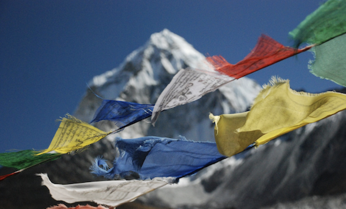 SMOKE OFFERING PRAYER FLAG RITUAL