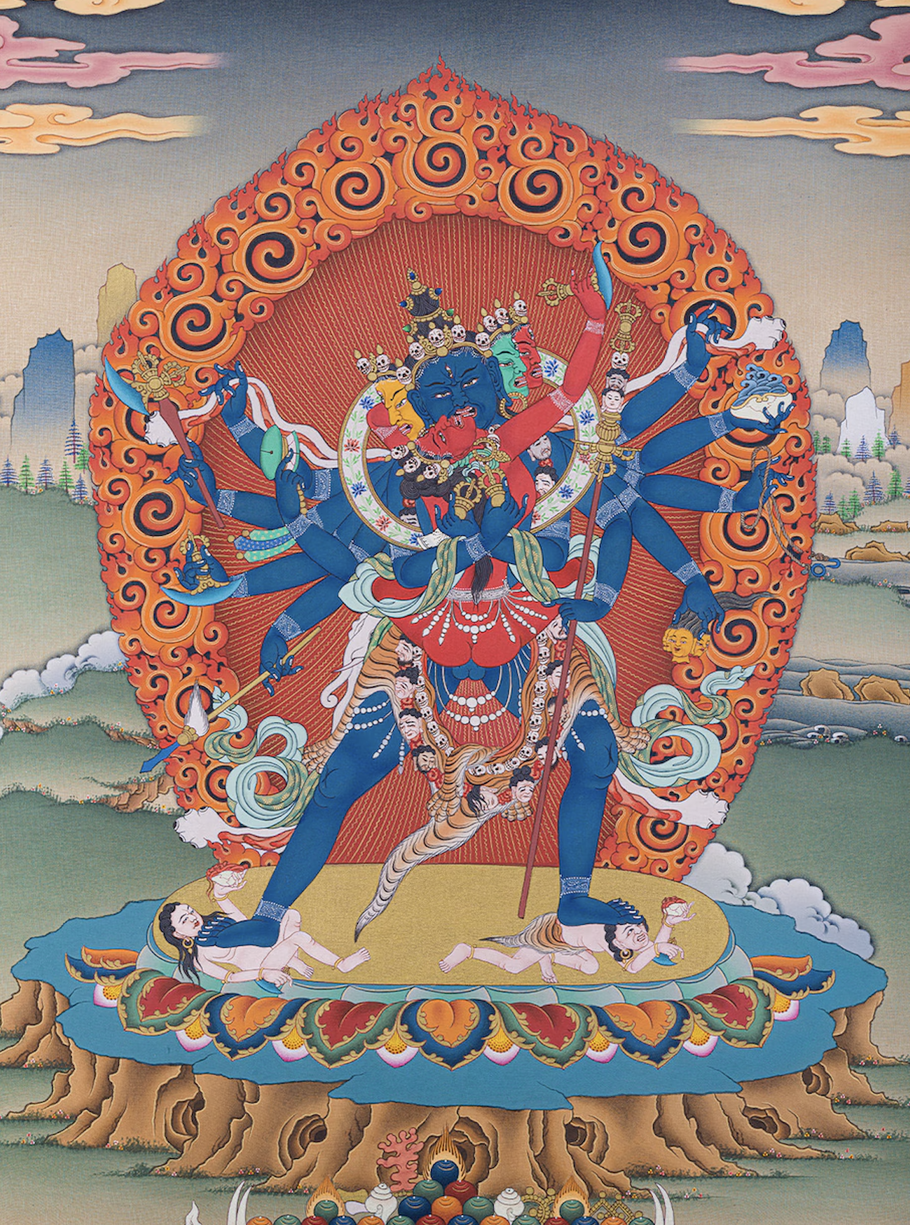 Chakrasamvara body mandala sadhana recitation practice.