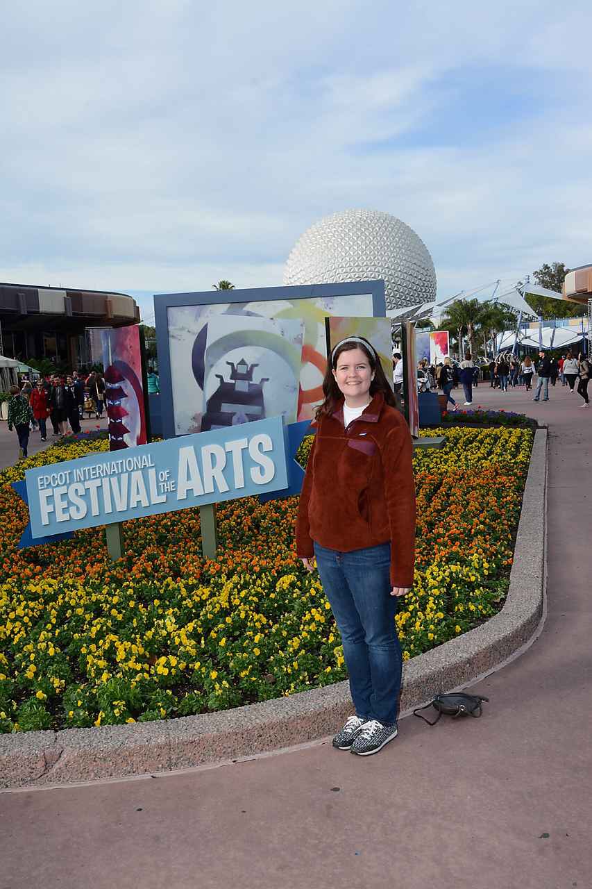 Jenny, our new resident Photopass photographer, took this lovely photo of my during a solo Epcot day.