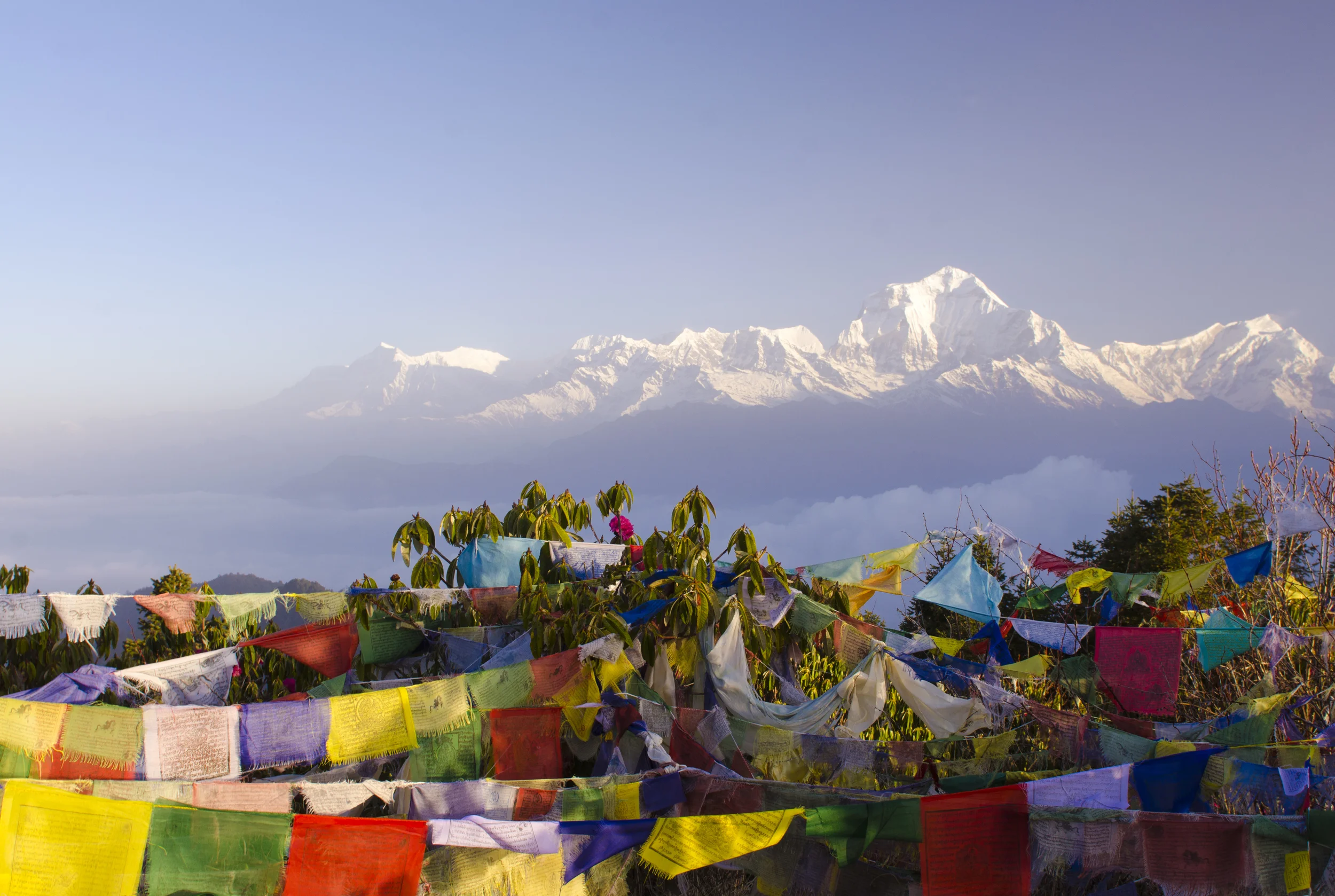 That stunning sunrise over the Himalayas viewed from Poon Hill