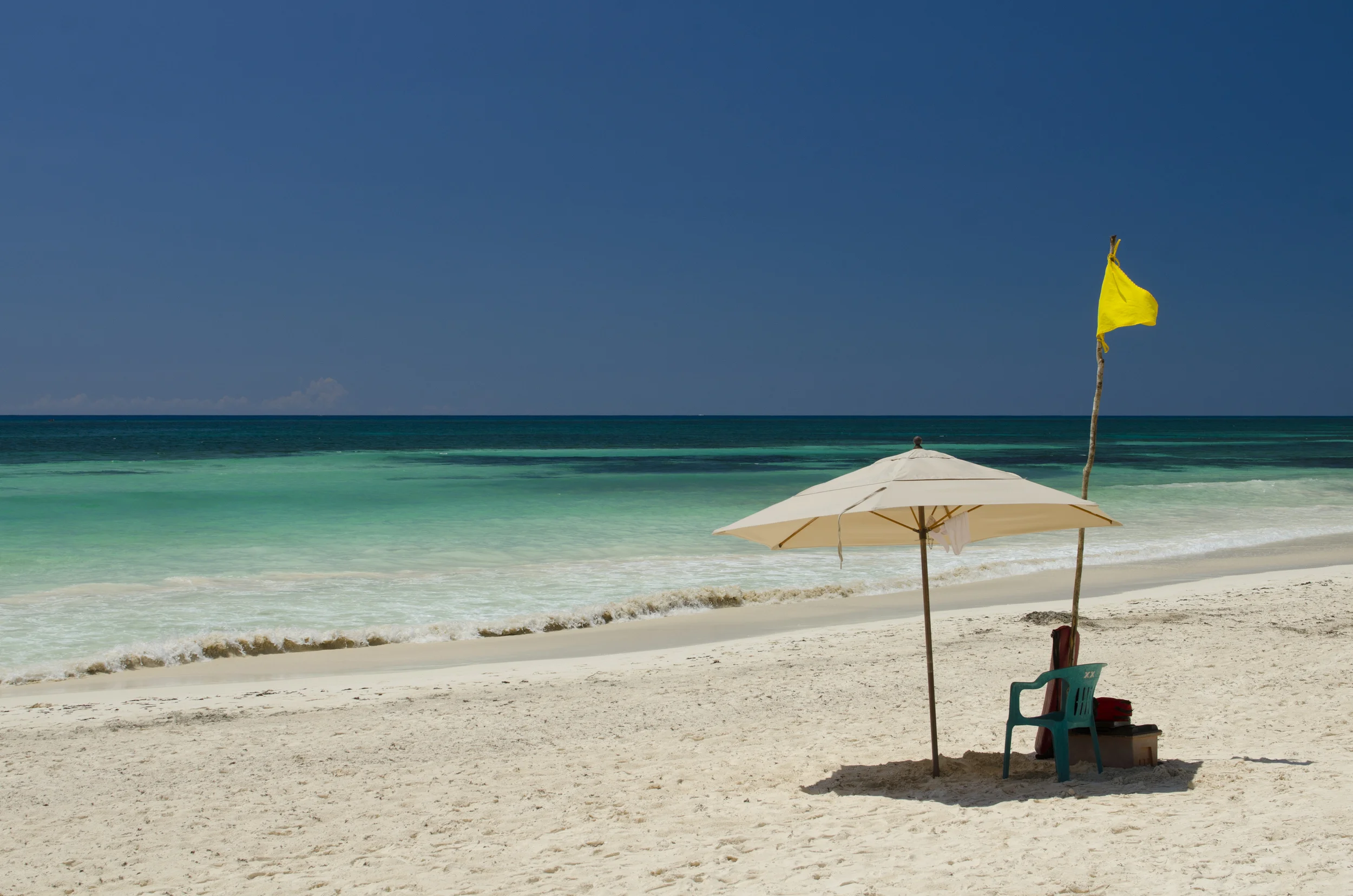 That pristine beach... 