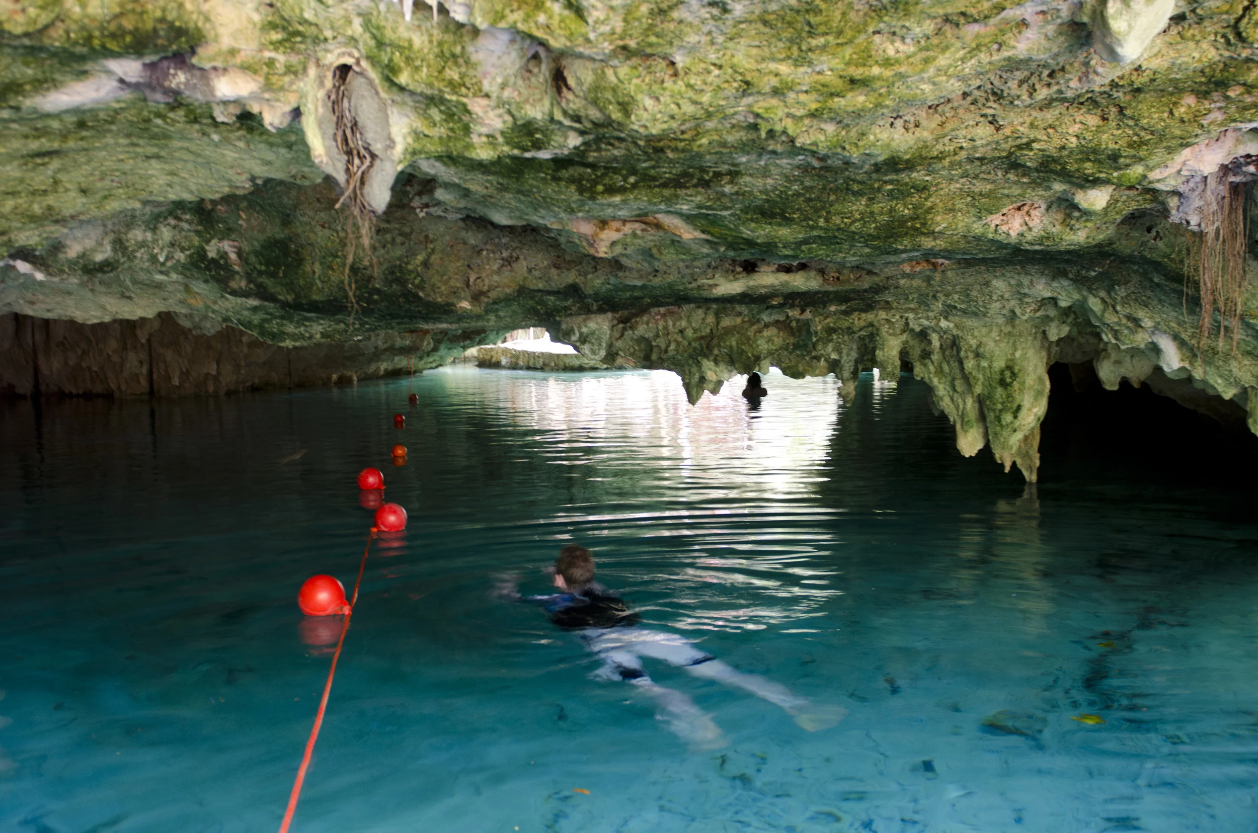 Tunnel leading to the second sinkhole 