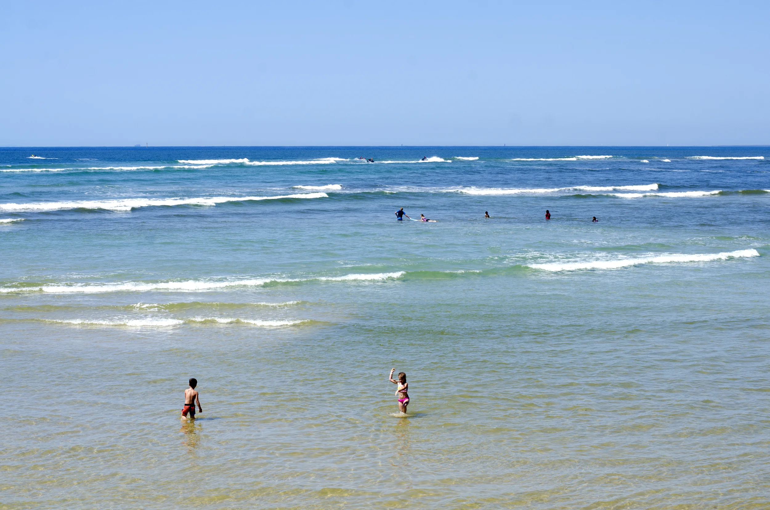 Like Currumbin, Caloundra had some great calm, shallow areas perfect for kids