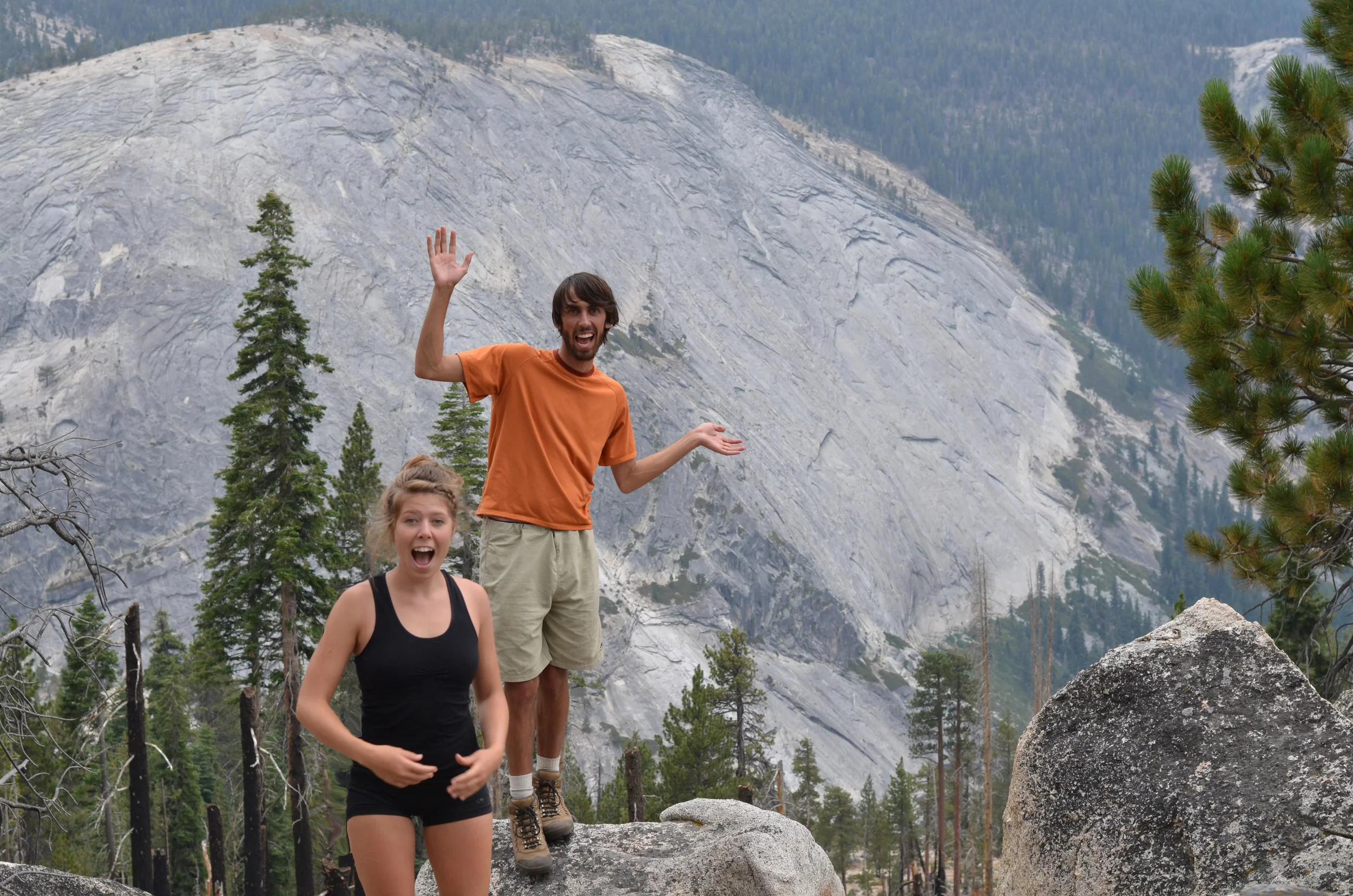 That moment when you didn't realize the camera was going to take a second picture...