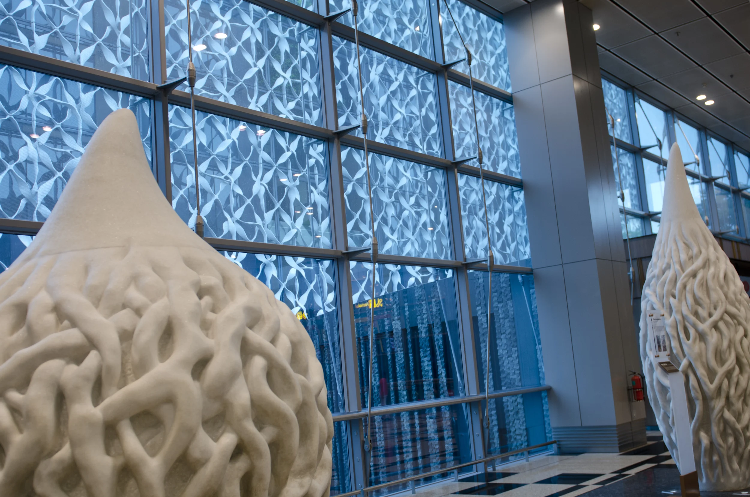 Lots of beautiful art pieces throughout the airport