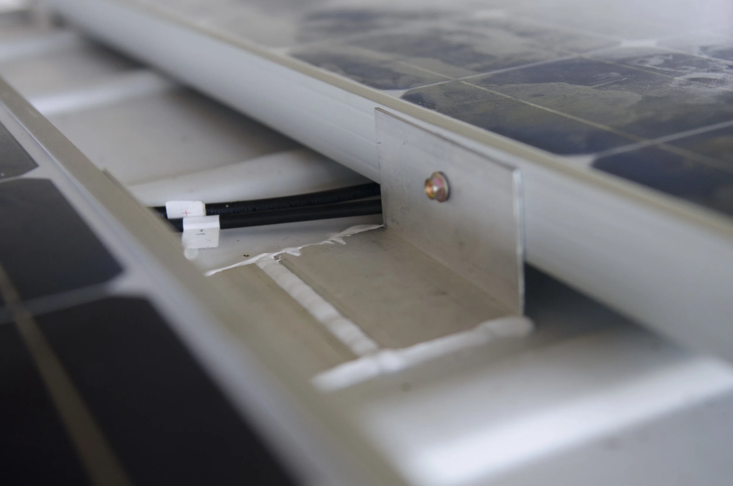 Yes, our panels are very dusty right now. When we're actually living in it we're going to have to be like The Martian and clean off our panels on a regular basis. 