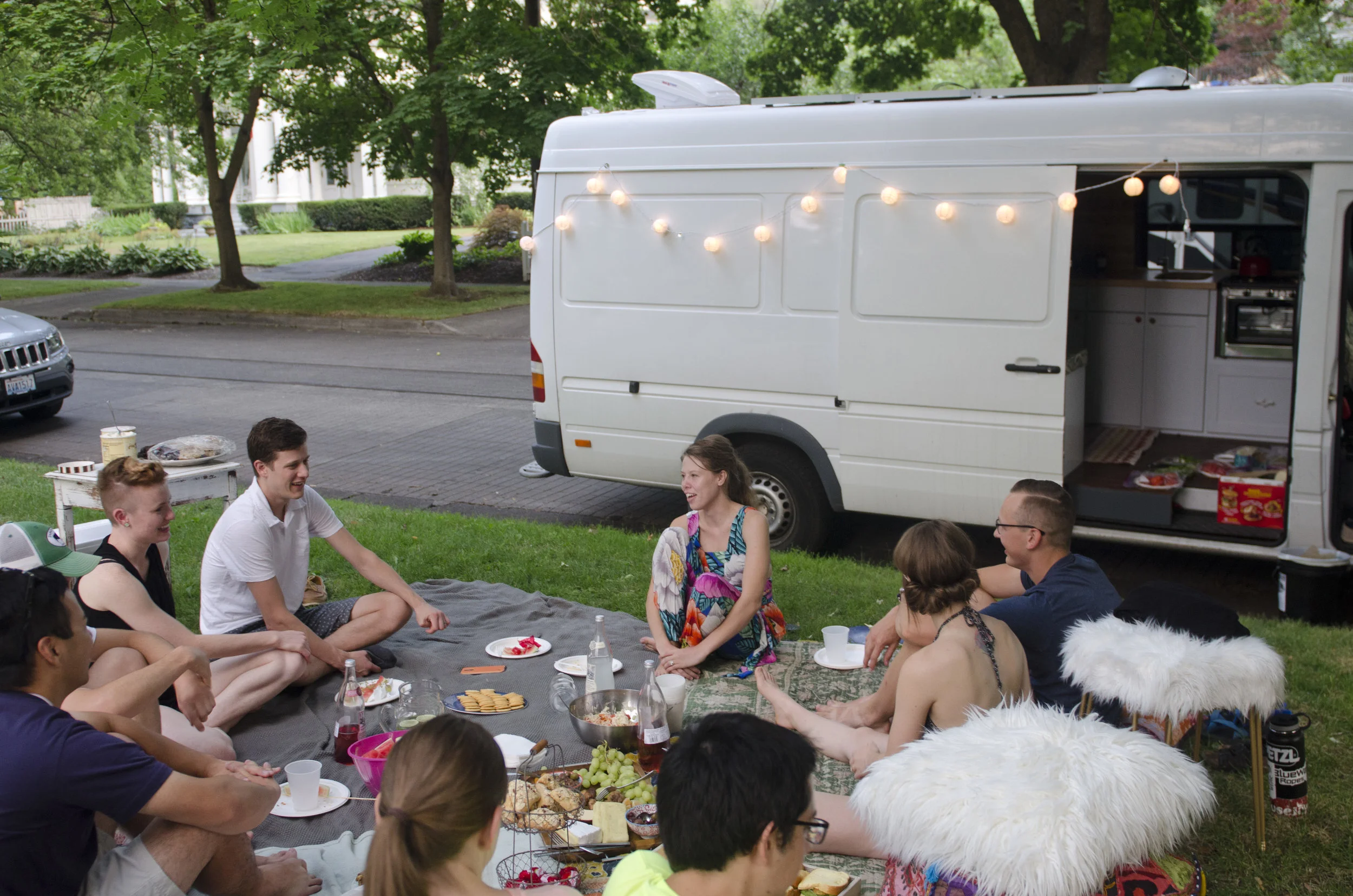 Entertaining in the park