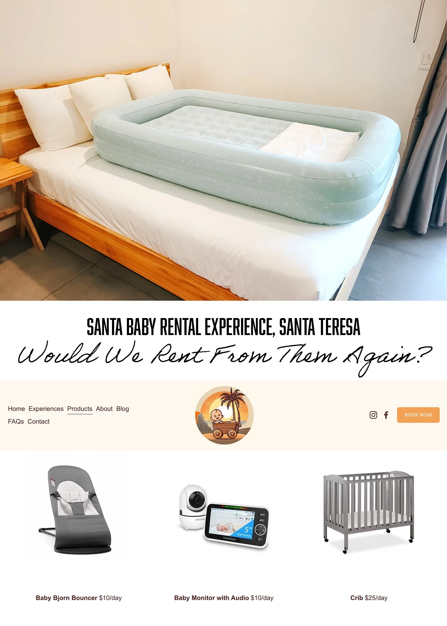 Santa Baby Rental Experience, Santa Teresa: Would We Rent From Them ...