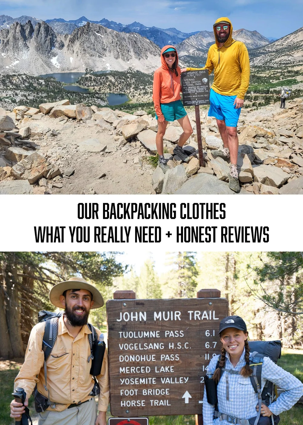 Our Backpacking Clothes: What You Really Need + Honest Reviews — The ...