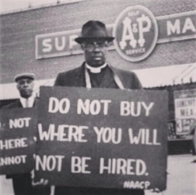 peopleofthediaspora:
themiawarren:Still.
If you walk into a place and they don’t acknowledge your presence but are eager to help all the white people in the area, walk out.  If they watch you to ensure that you don’t steal, walk out.  Don’t buy so…