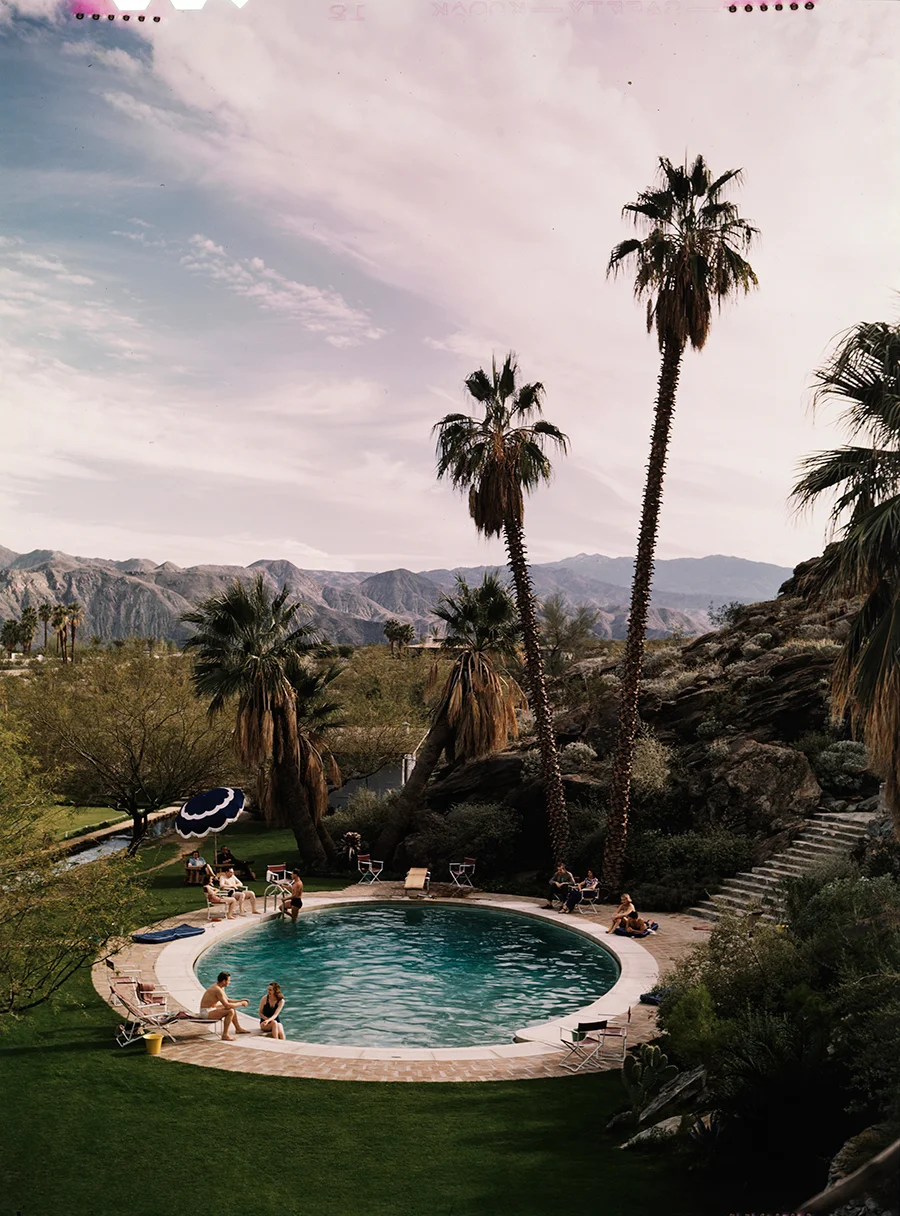 natgeofound:A wealthy group of young people relax by a pool in California, 1940.Photograph by J. Baylor Roberts, National Geographic