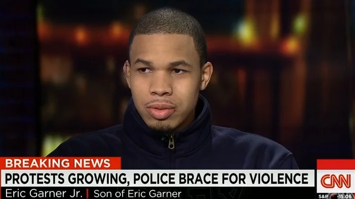 thepoliticalfreakshow:
Eric Garner’s Son Sits Down For CNN Interview, Opens Up About Father’s Controversial Death
Eric Garner’s 19-year-old son spoke out about his father’s untimely death during a rare appearance on CNN last night.
Eric Garner Jr. …