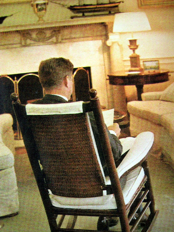 “Jack loved rocking chairs, they were always strewn out all over the house. He loved the sensation of the rock, with the extra padding for his always perpetuate back pain. There were little things like that—objects of his desire that seemingly mad…