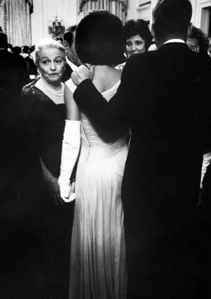 kennedy-obsession:
thenewmanhattanite:
JFK and Jackie at a party for Nobel Prize winners at the White House, 1962.
By Art Rickerby.
Surprising he put his arm around her in public