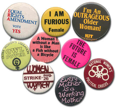 Feminist Buttons — CWLU HERSTORY