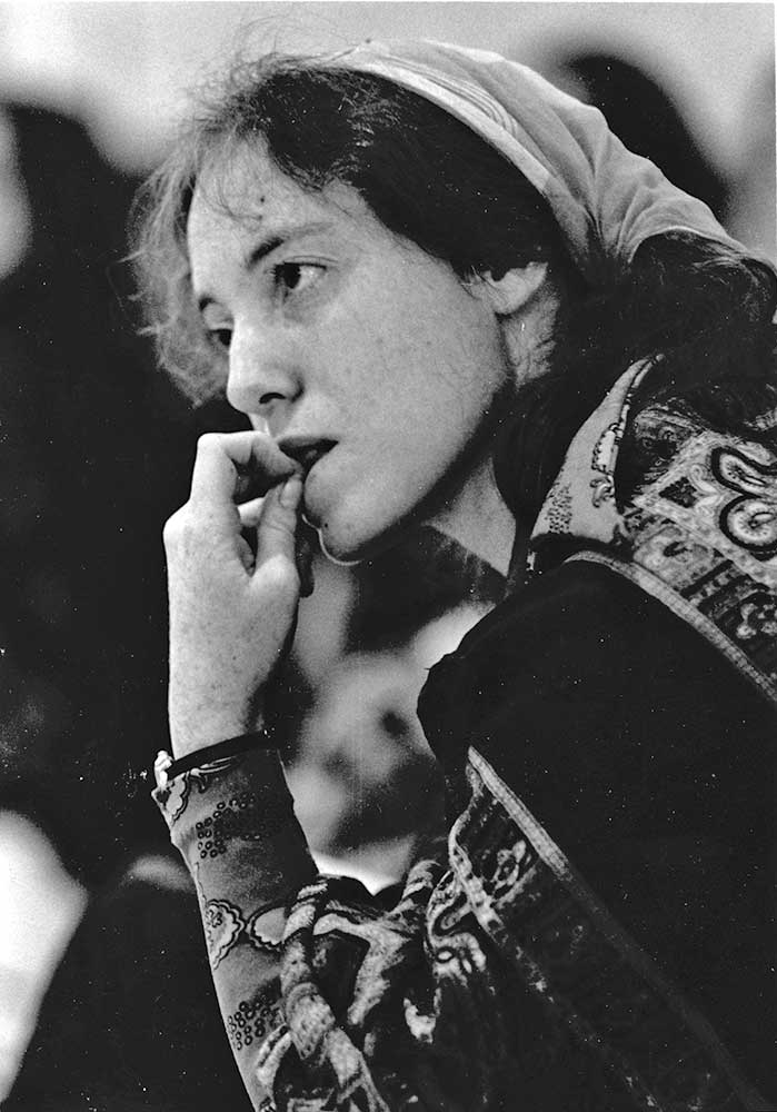 Estelle in a pensive mood, 1974