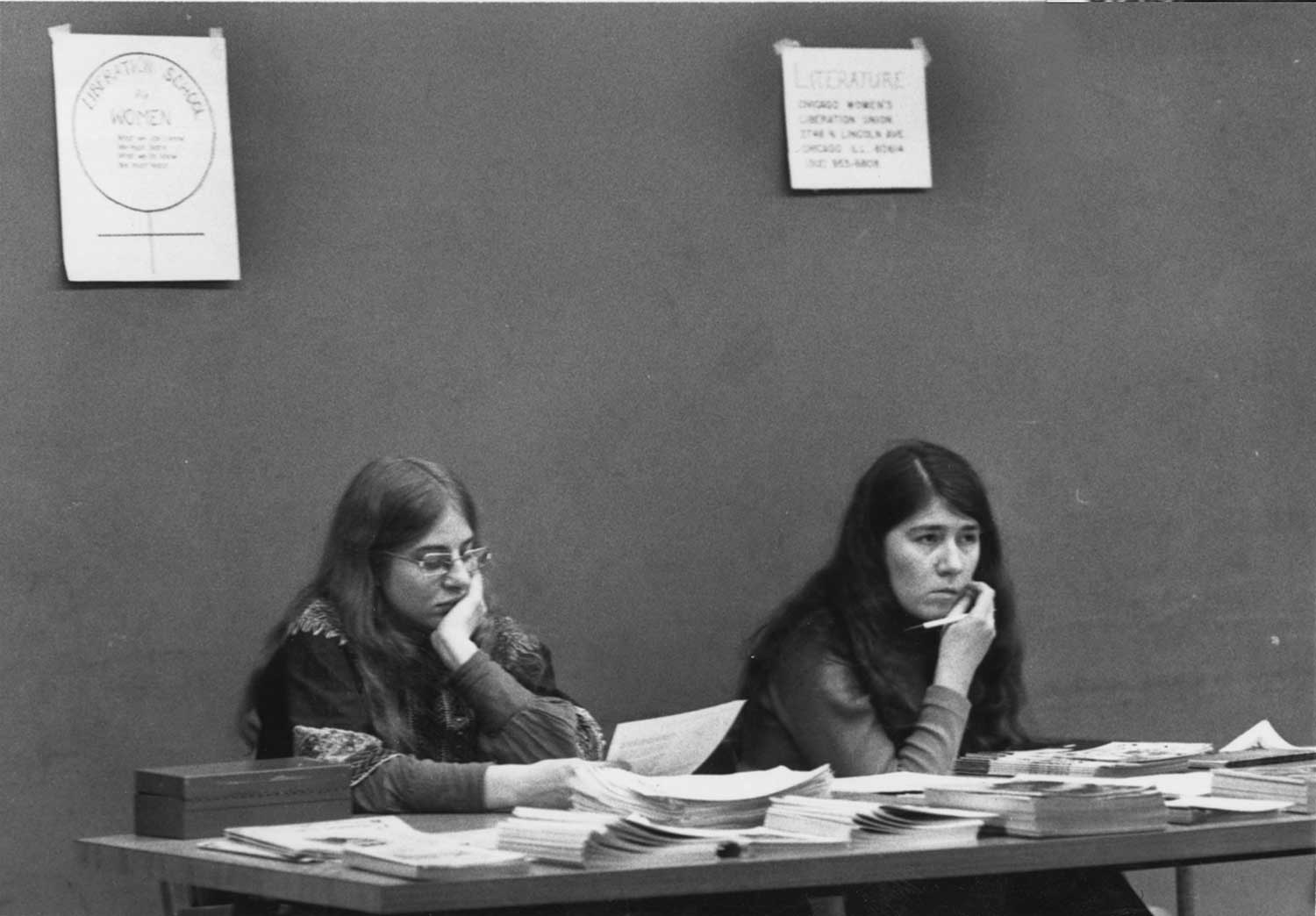 Penny and Laura - Liberation School, c. 1974