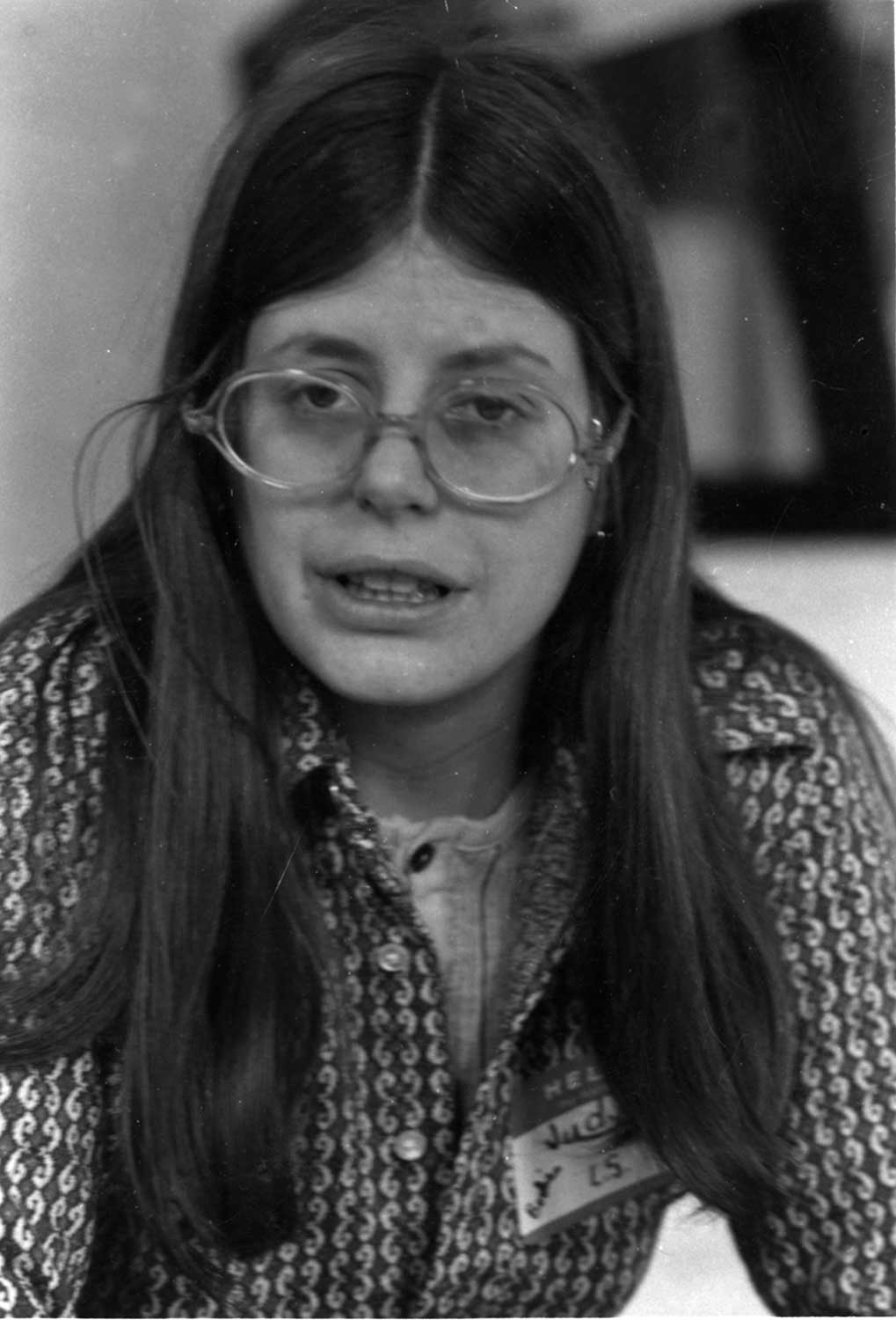 Judy- Liberation School, January 1974