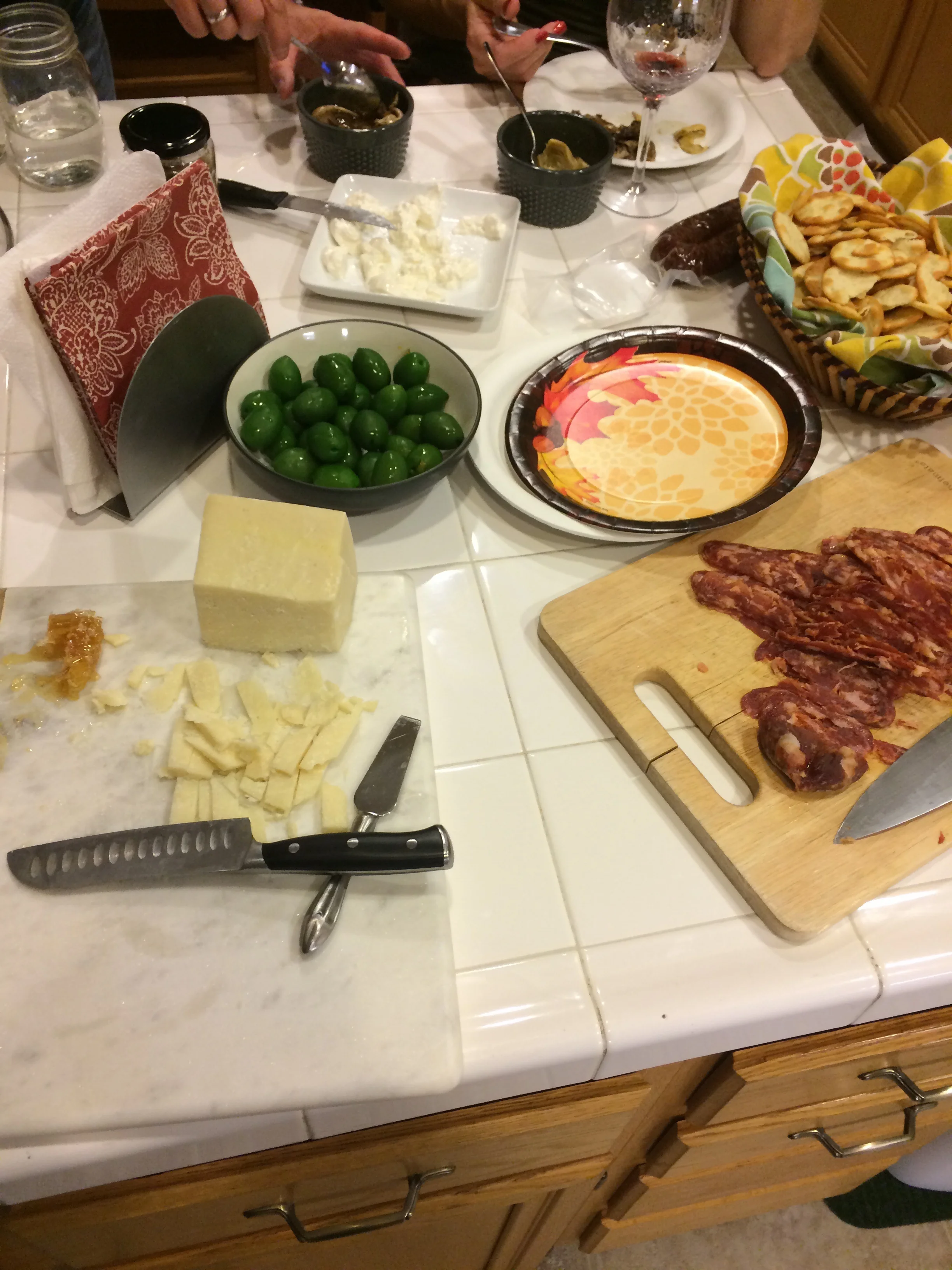 My Dad brought us sopressata from our favorite place in the Bronx.