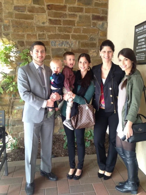 My family after church on Sunday. Thanks for the lunch Mom.