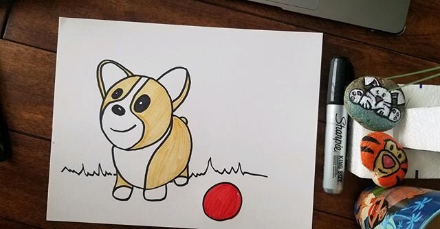 Let&rsquo;s draw an adorable baby corgi! Mrs. Pacheco has another drawing tutorial for us today. We are so blessed to have her on staff! Grab your supplies, Cougars. Link is in our profile!